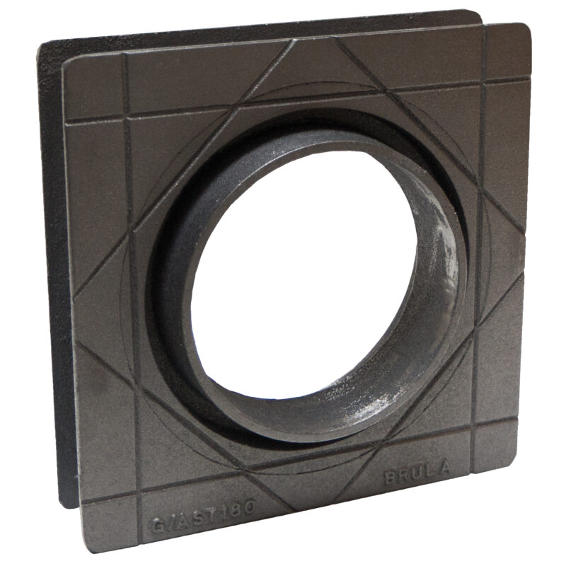 BRULA Gussanschlussstutzen - Stahlguss - Durchmesser 160/ 180 mm - Anschluss an Modulanschlussstein