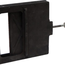 BRULA Anheizschieber - Stahluss - 6kg - mit Bedienstange 600 mm - Schieber für Anheizphase und Abbrandphase