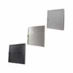 CB Warmluftgitter 45 x 45 cm - schwarz