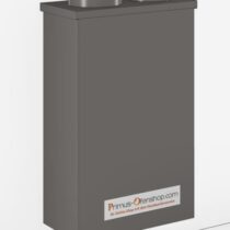 Brula Modul-Heizkasten 45 Evo - Maße 750 x 480 x 215 mm - Eingangsdurchmesser 180 mm - Ausgangsdurchmesser 160 mm