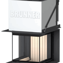 Brunner Kamineinsatz BKH Panorama 45-45-45-45 ST green
