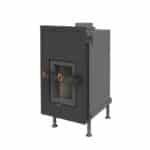Brunner Kachelofeneinsatz wasserführend B7 - Frontplatte Guss 48 x 83 cm