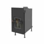 Brunner Kachelofeneinsatz wasserführend B8 - Frontplatte Guss 48 x 83 cm