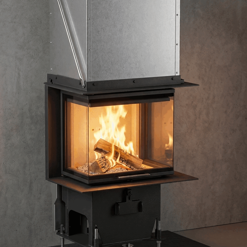 CB- tec Panoramakamin - P100 H - 60/28/45 7,9 kW - DIBT geprüft