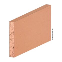 Schamotteplatte glatt HBO+ Kaminbauplatte - Wärmespeicherplatte