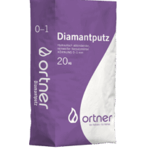 Ortner Diamantputz naturweiß 20-kg - Körnung: 0-1 mm - Ofenputz