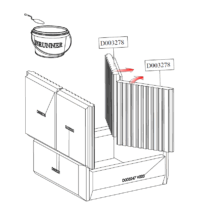 Brunner Schamottesatz HKD 2.2 (Schamottesatz, Haubenauskleidung, Kuppel)