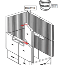 Brunner Schamottesatz HKD 2.2 XL (Schamottesatz, Haubenauskleidung, Kuppel)