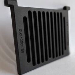 Schmid Gussrost 232 Kamineinsatz - für alle Kamineinsätze - Stahlguss - Maße: 232 x 174 x 15 mm