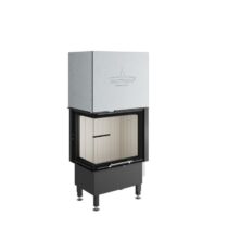 Spartherm Kamineinsatz wasserführend Eck Varia 2-55h H₂O Schiebetür