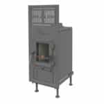 Brunner Kachelofeneinsatz WFr 33 für Holz und Kohle - 1060 x 480 mm