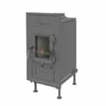 Brunner Kachelofeneinsatz WFr 33 für Holz und Kohle - 830 x 480 mm