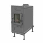 Brunner Kachelofeneinsatz WFr 50 für Holz und Kohle - 790 x 420 mm