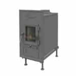 Brunner Kachelofeneinsatz WFr 50 für Holz und Kohle - 830 x 480 mm