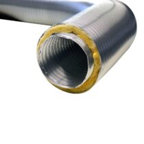 CB-tec Alu-Isolierflexrohr - Verbrennungsluft - Länge 120 cm - 5-lagig