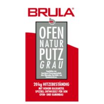 Brula Natur-Ofenputz 1 mm grau 20 kg