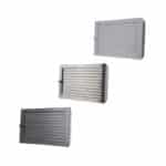 CB Warmluftgitter 35 x 23 cm verstellbar - schwarz