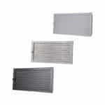 CB Warmluftgitter 45 x 23 cm verstellbar - schwarz