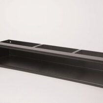 CB-tec Luftleiste 45 cm - Verbrennungsluftzufuhr - Freier Querschnitt: 258 cm² - Rahmenmaß 475 x 80 x 123 mm - Einbaumaß: 458 x 63 x 123 mm