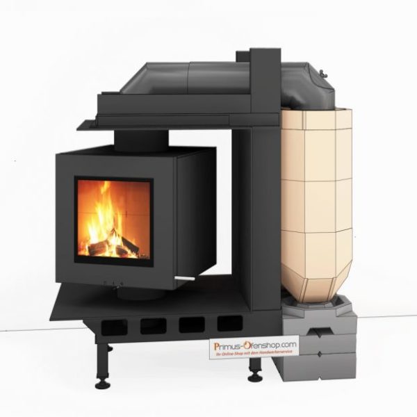 Brunner Kachelofeneinsatz Drehfeuer mit MSS