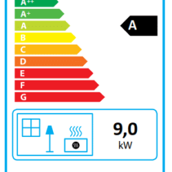 Produktoptionen,Energielabel,Kamineinsatz Schmid Ekko 6745 front/links