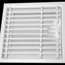 CB-tec Deckengitter 27 x 27 cm - Warmluftgitter verstellbar - Freier Querschnitt: 260 cm² - Einbaumaß: 245 x 245 mm