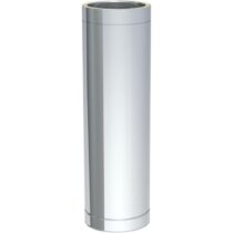 Jeremias DW ECO 2.0 - Längenelement 1000 mm - Schornstein - Edelstahl