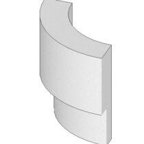 Brula K-Radius-Ganzteilsockel (R 330 bis R 440)