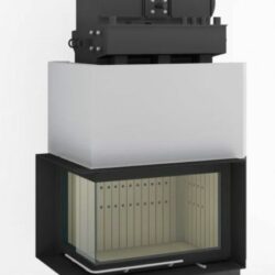 Energielabel,Kamineinsatz wasserführend Brunner Kamin-Kessel Eck 45/67/44