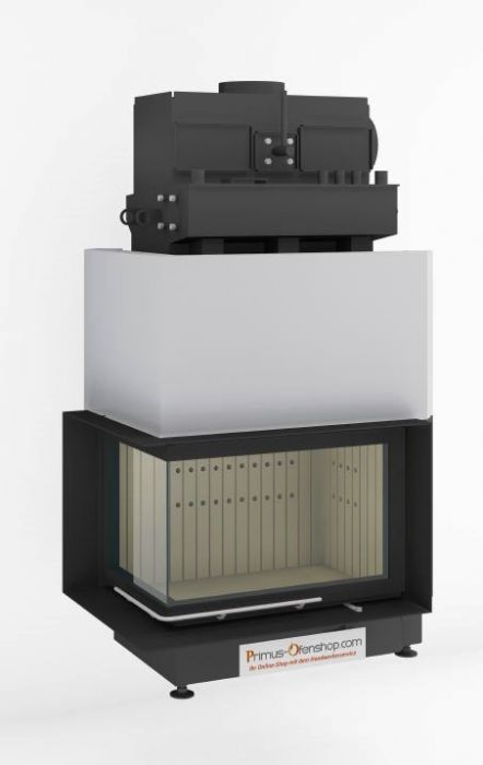 Kamineinsatz wasserführend Brunner Kamin-Kessel Eck 45/67/44