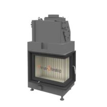 Brunner Kamineinsatz wasserführend Kamin-Kessel Eck 42/57/30
