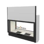 Schmid Kamineinsatz Lina TV 12051/57h Tunnel - 570 mm