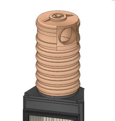 MAS Modul Aufsatz Speicher 440/5s für Brunner Kamine