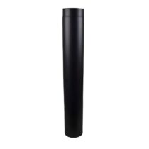 Muldenthaler Rauchrohr eingezogen 1000 mm lang schwarz