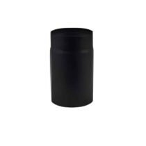 Muldenthaler Rauchrohr eingezogen 250 mm lang schwarz