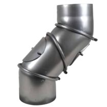 Muldenthaler Rauchrohrbogen 0-135° drehbar mit Türen