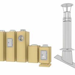 Sicherheits-Standfuß für den Aufbau bis 300 cm über Dach