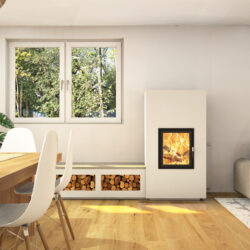 raumluftunabhängiges Gerät mit DIBt-Zulassung, 5,2kW Kamin Ambiente 1