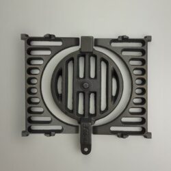 Schmid/Esch Gesamter Rosteinsatz Kachelofen - für alle Modelle SD 9, SD 11 und HE 09, HE 13 - 2 St. Halbschale - 1 St. Rundrost