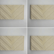 Schmid Seitenstein für alle Modelle SD 11 und SH 11 (4er Set) - Feuerraumauskledung - Brennraumauskleidung - Maße 551 x 224 x 50 mm