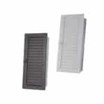 CB Warmluftgitter 15 x 35 cm verstellbar - schwarz