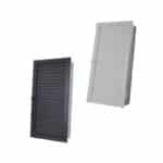 CB Warmluftgitter 23 x 45 cm verstellbar - schwarz